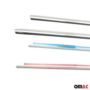 Mercedes-Benz E-Class W211 Window Trim - Omac - S.Steel - Gloss Silver - '03-'09 Mercedes-Benz E-Class W211 Window Trim - Omac - S.Steel - Gloss Silver - '03-'09